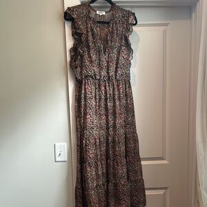 Floral Cap Sleeve Dress